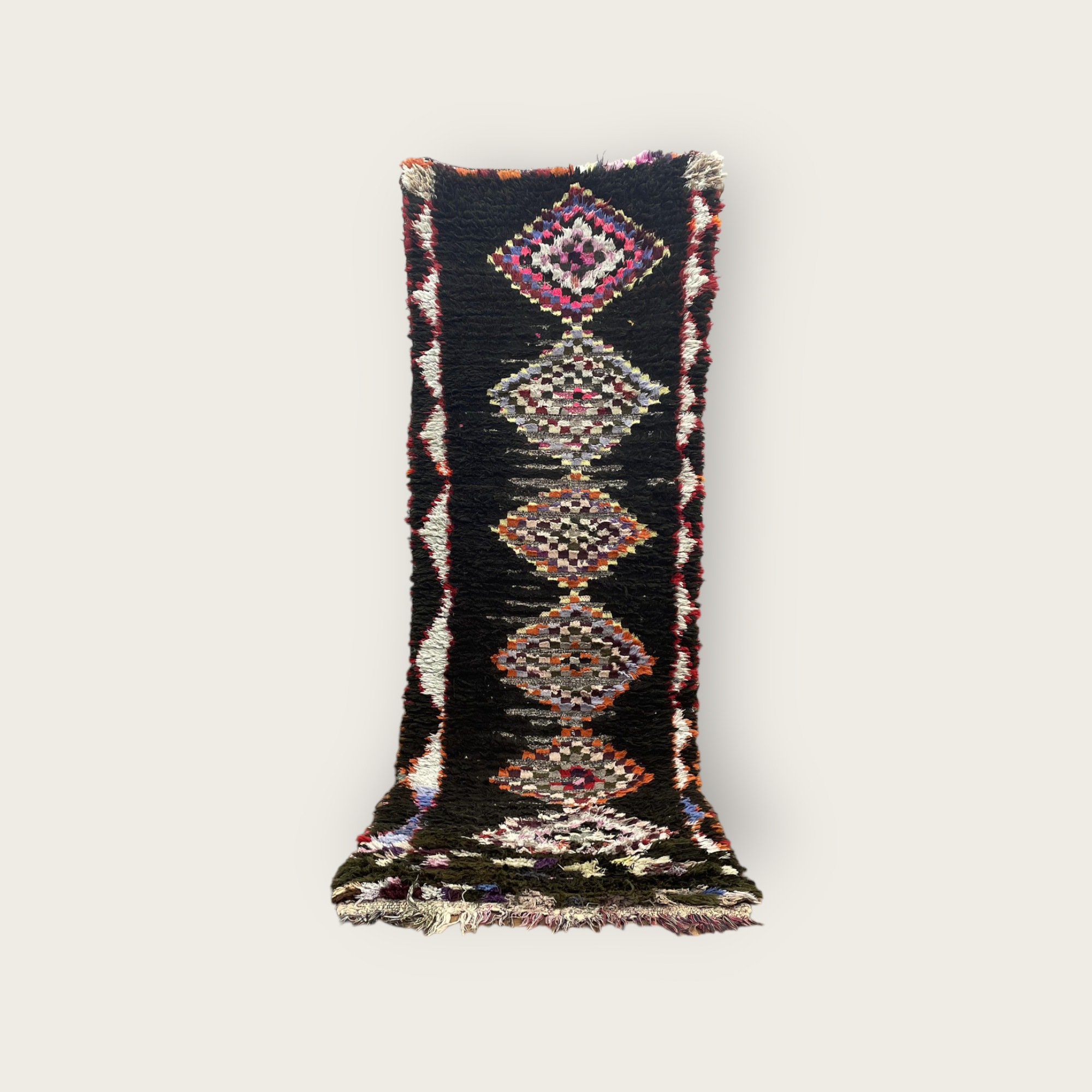 Boho Diamond Runner Rug