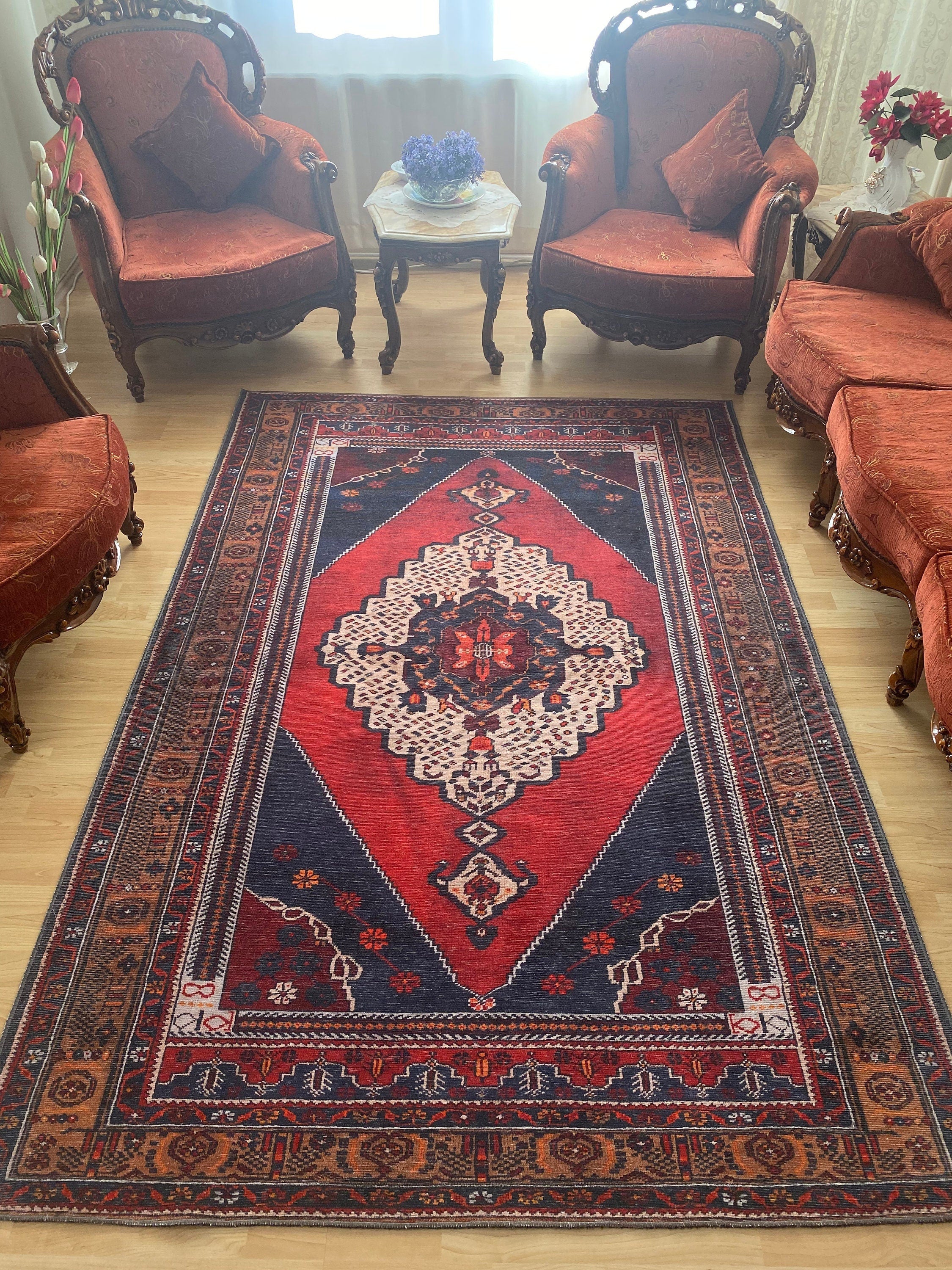 Bohemian Red Rug