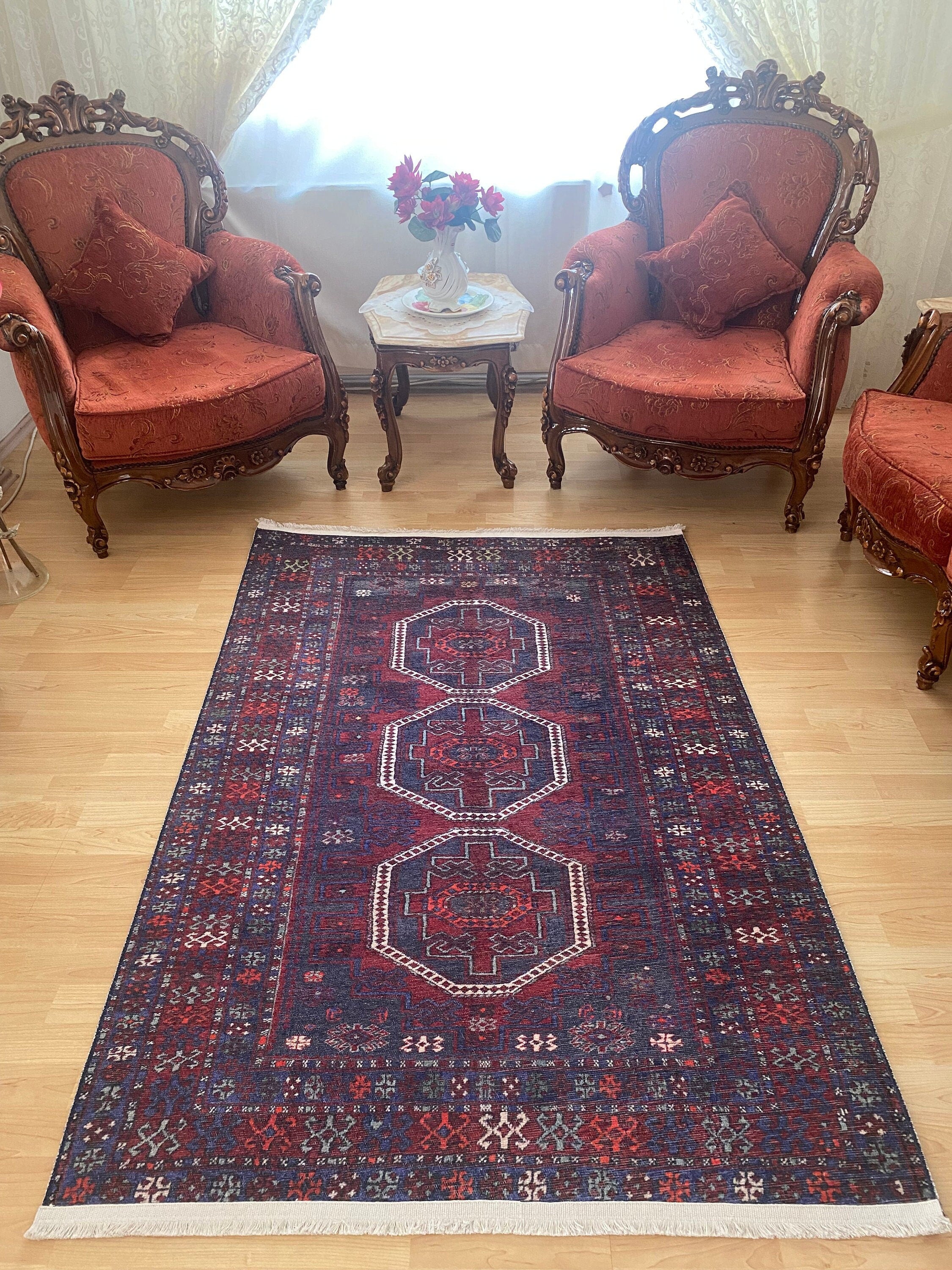 Navy Blue Rug