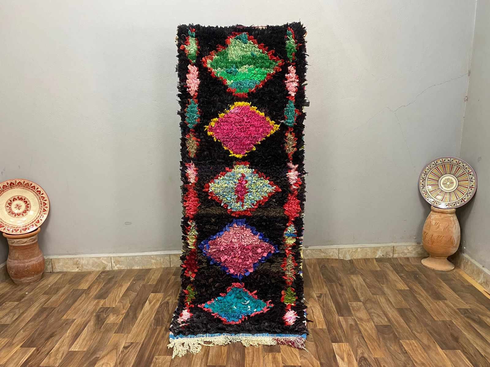 Vibrant Handmade Moroccan Berber Carpet